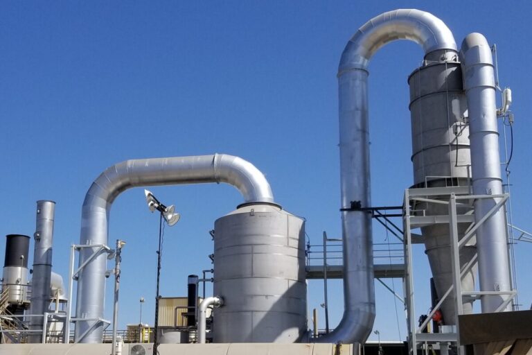 Industrial facility denonstrating EnviroCare Technology used to meet California’s low PM Emission Requirements.