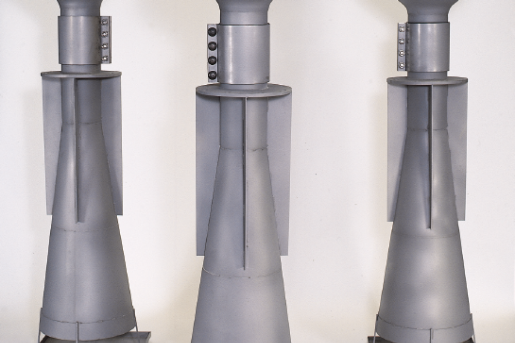 Close up of manufacturing Advanced Venturi Scrubber.