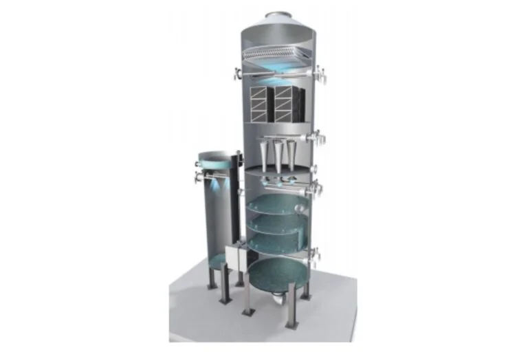 Interior view rendering of scrubber.